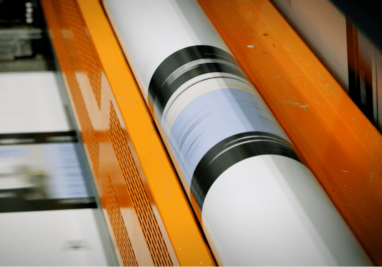 Digital print rolls